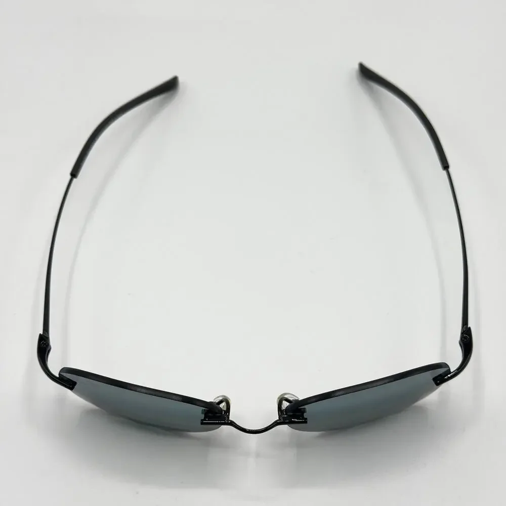 Maui Jim Sunglasses AKI AKI MJ333-02 Glossy Black Polarized Grey Lens 50.5mm NEW